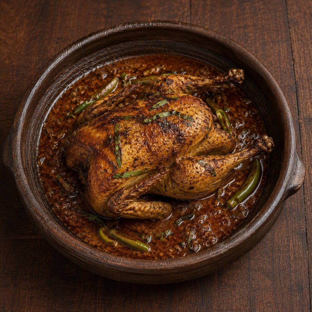Iramdam Biryani whole country chicken Koiler Mapum Thongba